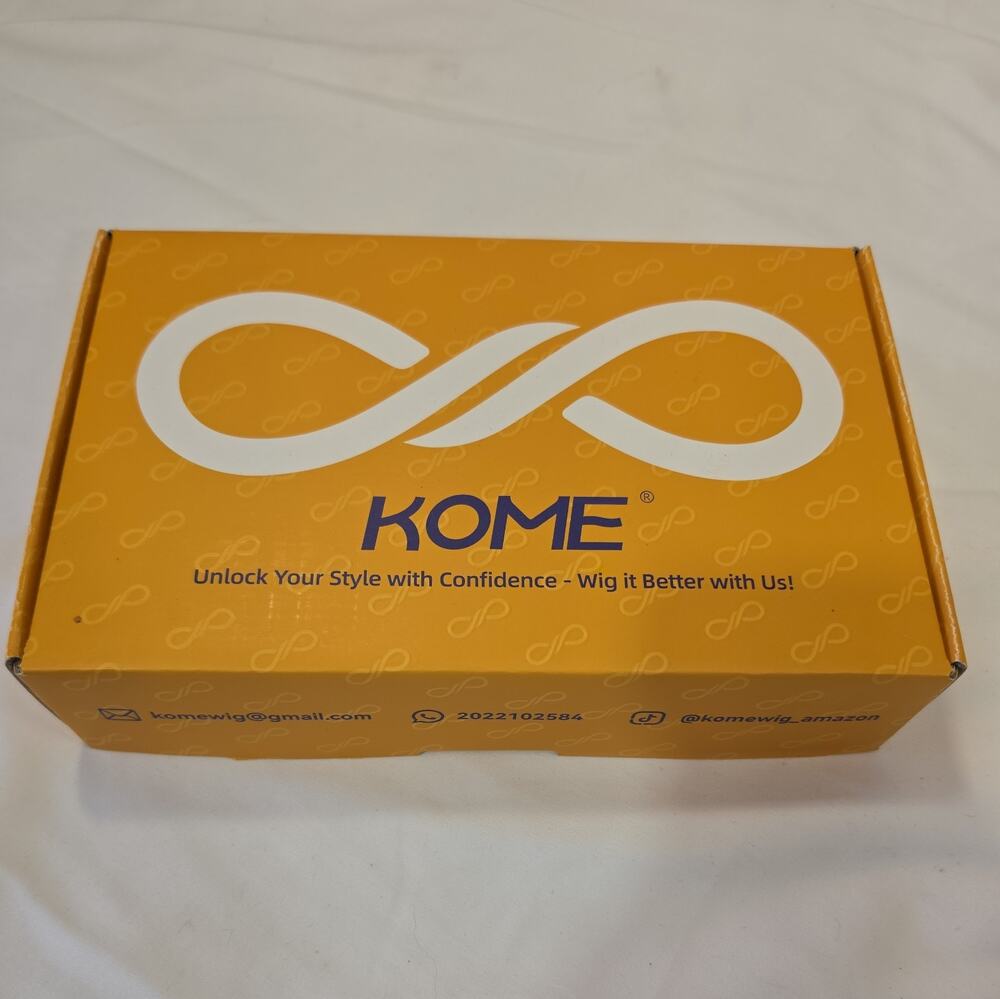 KOME Black Synthetic Wig 13×6 Body Wave Glueless Daily Use 28IN New B8